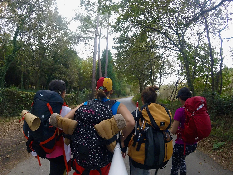 El Camino de Santiago, una lección de vida. Todo lo que se necesita para ser feliz cabe en una mochila…